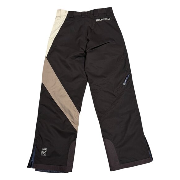 PREDATOR Waterproof Snowboard Ski Brown Snow Pants Womens Medium - Picture 2 of 8